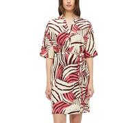 Strukturiertes Jersey-Kleid mit Gürtel und Knopfleiste 40 pink|mehrfarbig 2180828.42A0.40