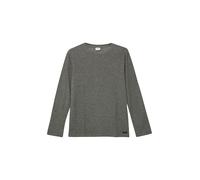 Strukturiertes Langarm-Jerseyshirt mit kleiner Stickerei 146/152 grau 2172857.9730.146_152