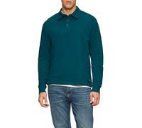 Strukturiertes Langarm-Poloshirt im Relaxed Fit XL Blau 2156489.6767.XL