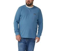 Strukturiertes Longsleeve mit Ärmelbündchen 5XL petrol 2177565.6244.5XL