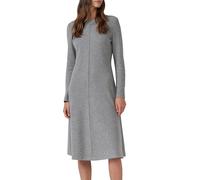 Strukturiertes Midikleid aus weichem Sweat im Slim Fit 36 grau 2170105.97W1.36