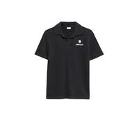 Strukturiertes Polo-Shirt mit Stickerei 158/164 schwarz 2180073.9999.158_164