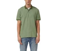 Strukturiertes Poloshirt aus Baumwolle in Two-Tone-Optik 3XL olive 2174584.79G5.3XL