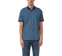 Strukturiertes Poloshirt aus Baumwolle in Two-Tone-Optik L blau 2174584.59G5.L