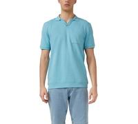 Strukturiertes Poloshirt mit Brusttasche XL türkis 2175893.6603.XL