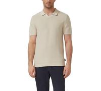 s.Oliver Strukturiertes Strick-Polo mit Rippbündchen