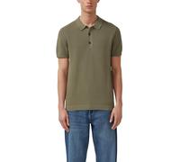 Strukturiertes Strick-Poloshirt XL olive 2175900.7853.XL