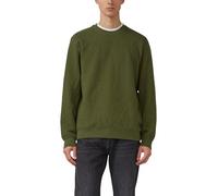 Strukturiertes Sweatshirt mit Crew Neck S olive 2172365.7983.S