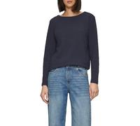 Strukturiertes Sweatshirt mit Rundhalsausschnitt 46 blau 2155852.5959.46