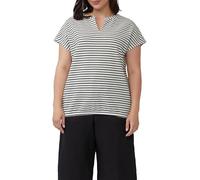 Strukturiertes T-Shirt im O-Shape 48 creme 2171477.02H2.48