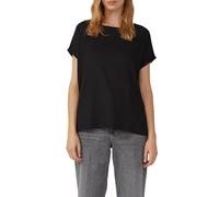 Strukturiertes T-Shirt im Relaxed Fit 36 schwarz 2167894.9999.36