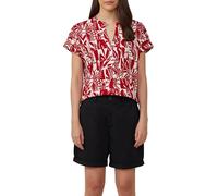 Strukturiertes T-Shirt im Relaxed Fit mit V-Ausschnitt 42 rot 2166363.35A1.42