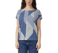 s.Oliver Strukturiertes T-Shirt mit All-Over-Print
