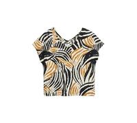 s.Oliver Strukturiertes V-Neck-T-Shirt im Relaxed Fit
