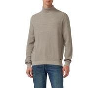 s.Oliver Strukturmix-Pullover aus Reiner Baumwolle mit Rollkragen