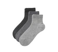 S.Oliver S.Oliver Unisex Quarter Socken Original 3er Pack 35-38 Anthracite (0008)