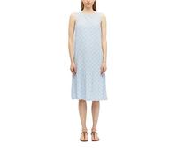 s.Oliver Damen Kleid - Ärmellos, Viskose, Allover-Print, Regular Fit, Midi-Länge