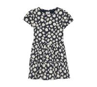 s.Oliver Kleid RED LABEL – Jersey, All-over-Print, Puffärmel – Marine Größe 104