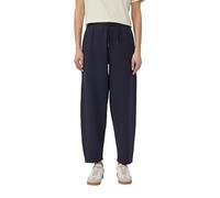Sweat-Hose im Relaxed Fit mit Barrel Leg und Elastikbund 44 blau 2174400.5959.44