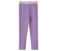 Sweat-Leggings mit Glitzerbund 104 lila 2170304.4670.104