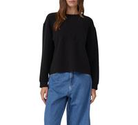 Scuba-Sweatshirt im Relaxed Fit mit Prägung 40 schwarz 2172318.99D0.40