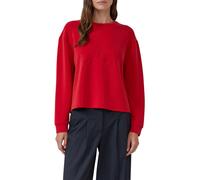 Scuba-Sweatshirt im Relaxed Fit mit Prägung 34 rot 2172318.33D0.34
