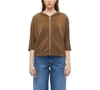Sweatjacke aus Scuba mit weitem 3/4-Arm 46 braun 2180829.8918.46
