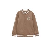 s.Oliver Sweatjacke mit Kontraststreifen und Print-Detail