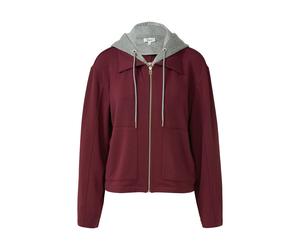 s.Oliver - Sweatjacke rot/grau - Gr. - 42