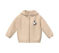 Sweatjacke mit Kapuze und Applikation 86 orange 2182096.2029.86
