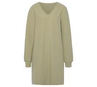 Sweatkleid S.OLIVER "Langarmkleid aus Ripp-Qualität" Gr. 36/38, N-Gr, grün (pistazie) Damen Kleider (90104241-36) pistazie