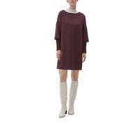 s.Oliver Sweatkleid mit gerippten Ärmeln