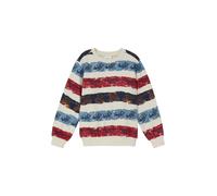 s.Oliver Sweatshirt aus Baumwollmix mit All-over-Print Beige Größe 104/110