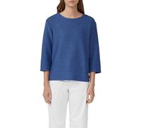 s.Oliver RED LABEL Relaxed Fit Sweatshirt mit Strukturmuster in Blau, Größe 36