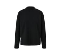 Doubleface-Sweatshirt mit Musterstruktur 38 schwarz