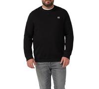 Sweatshirt aus Baumwollmix mit Crew Neck 3XL schwarz 2173870.9999.3XL