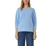 s.Oliver Sweatshirt aus Scuba 3/4-Arm Blau Größe 46