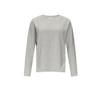 Sweatshirt aus Scuba mit Fledermausärmeln 40 grau