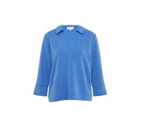 s.Oliver Sweatshirt aus Scuba mit Polokragen