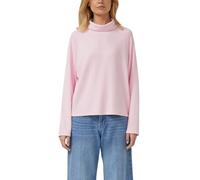 Sweatshirt aus Viskosemix im Relaxed Fit 38 pink 2176305.4156.38