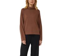 Sweatshirt aus Viskosemix im Relaxed Fit 40 braun 2176305.8837.40