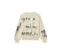 Kuscheliges Oversize Sweatshirt mit Folienprint 134/140 beige 2173428.0406.134_140