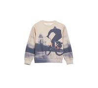 s.Oliver - Sweatshirt beige/mehrfarbig/blau - Gr. - 146/152