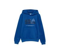 Kapuzen-Sweatshirt mit Frontprint 158/164 blau
