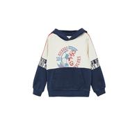 s.Oliver Sweatshirt mit Kapuze Dino Fußball 116 marine/hellgrau