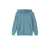 Gewaschener Kapuzensweater mit Rückenprint 158/164 blau 2169227.5470.158_164