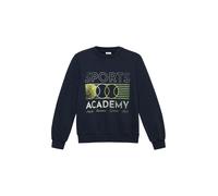 Gewaschenes Sweatshirt mit Frontprint 158/164 blau 2175677.5952.158_164