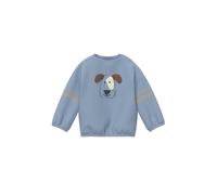 Sweatshirt mit Hunde-Print und 3D-Ohren 80 blau 2176001.5043.80