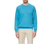 s.Oliver Sweatshirt Crew Neck Baumwollmix 70/30 Rundhals Logo-Stickerei Herren XXL Blau