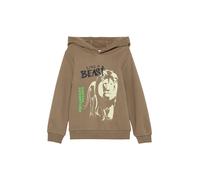 Wärmendes Kapuzen-Sweatshirt mit Glow-in-the-dark-Print 92/98 braun 2153673.8612.92_98